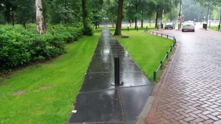 Grotiuspark in Nijmegen onkruidvrij met CityPro van PVN